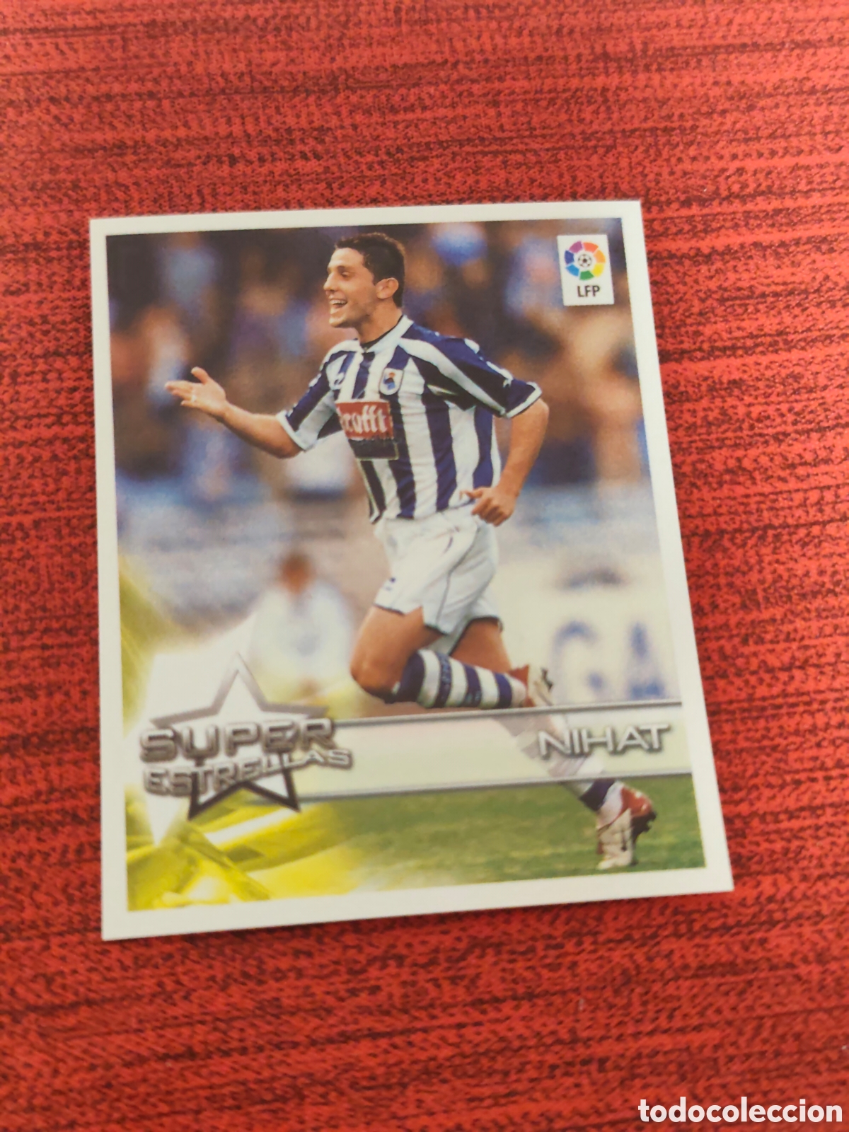 Cromos de f&uacute;tbol: 32 NIHAT REAL SOCIEDAD SUPERLIGA DE ESTRELLAS 2002 2003
