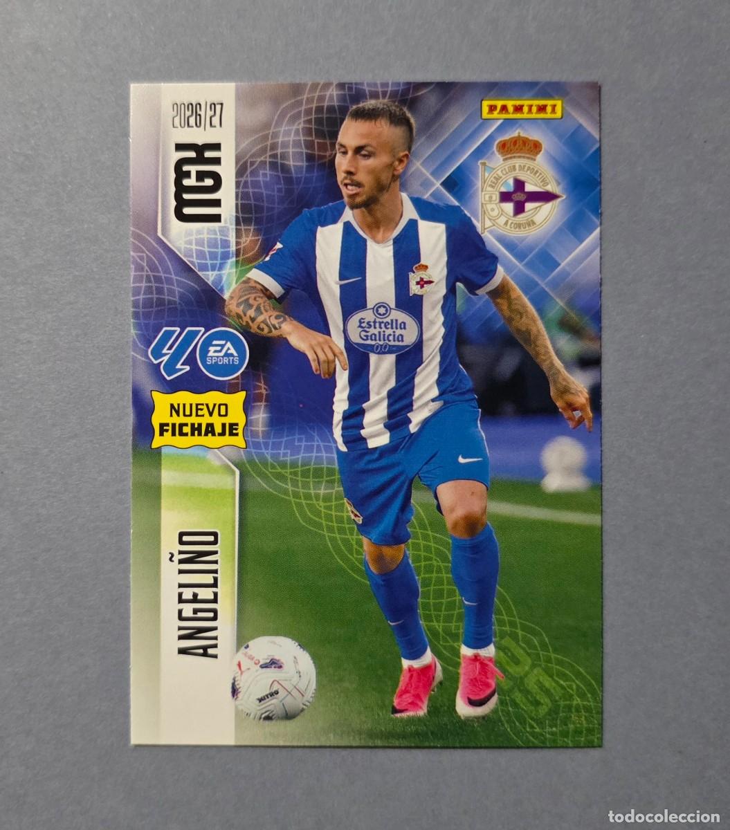 Cromos de f&uacute;tbol: 471 ANGELI&Ntilde;O (NUEVO FICHAJE) - DEPORTIVO CORU&Ntilde;A - MEGACRACKS 2026-27 - MGK 26/27 (NUEVO)