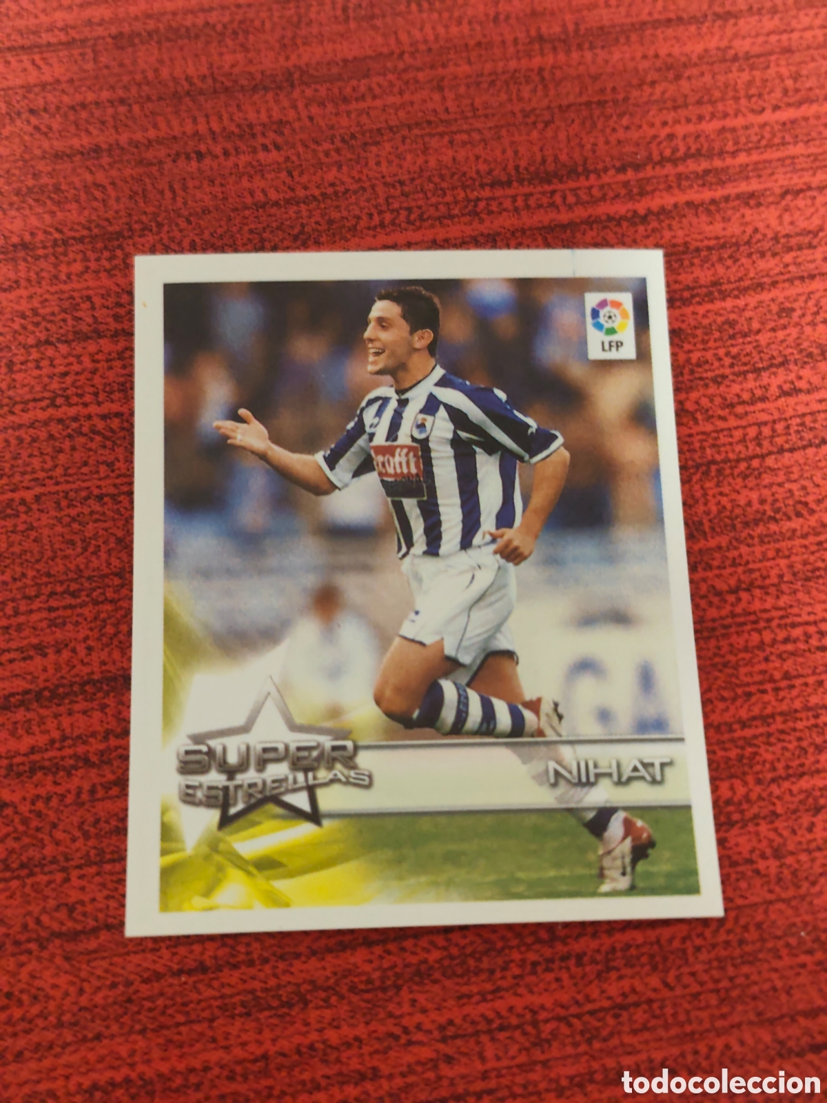 Cromos de f&uacute;tbol: 32 NIHAT REAL SOCIEDAD SUPERLIGA DE ESTRELLAS 2002 2003