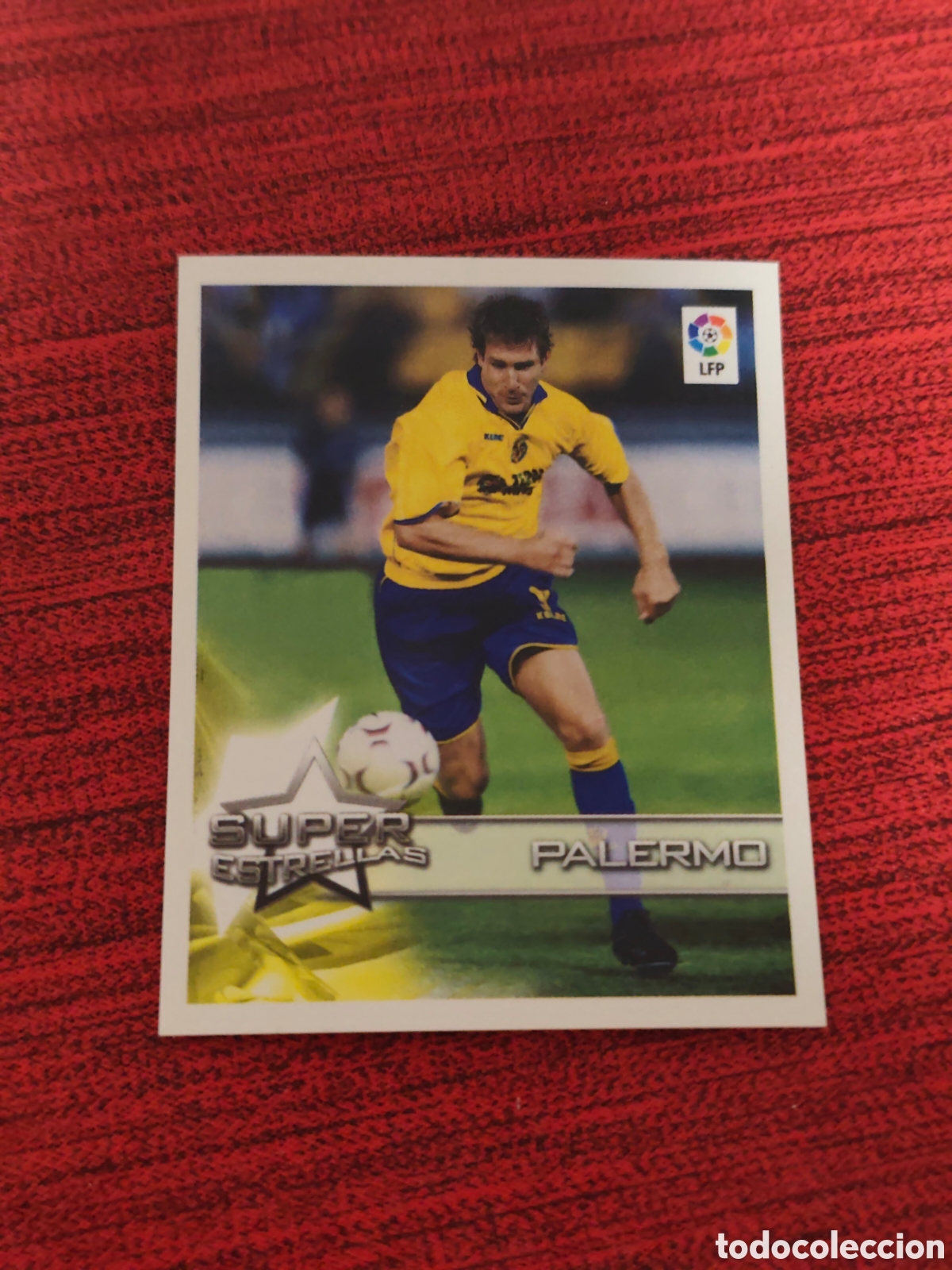 Cromos de f&uacute;tbol: 33 PALERMO VILLARREAL SUPERLIGA DE ESTRELLAS 2002 2003