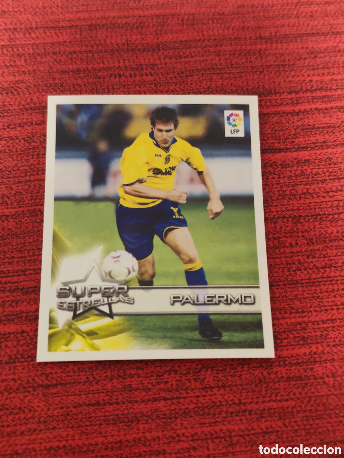 Cromos de f&uacute;tbol: 33 PALERMO VILLARREAL SUPERLIGA DE ESTRELLAS 2002 2003