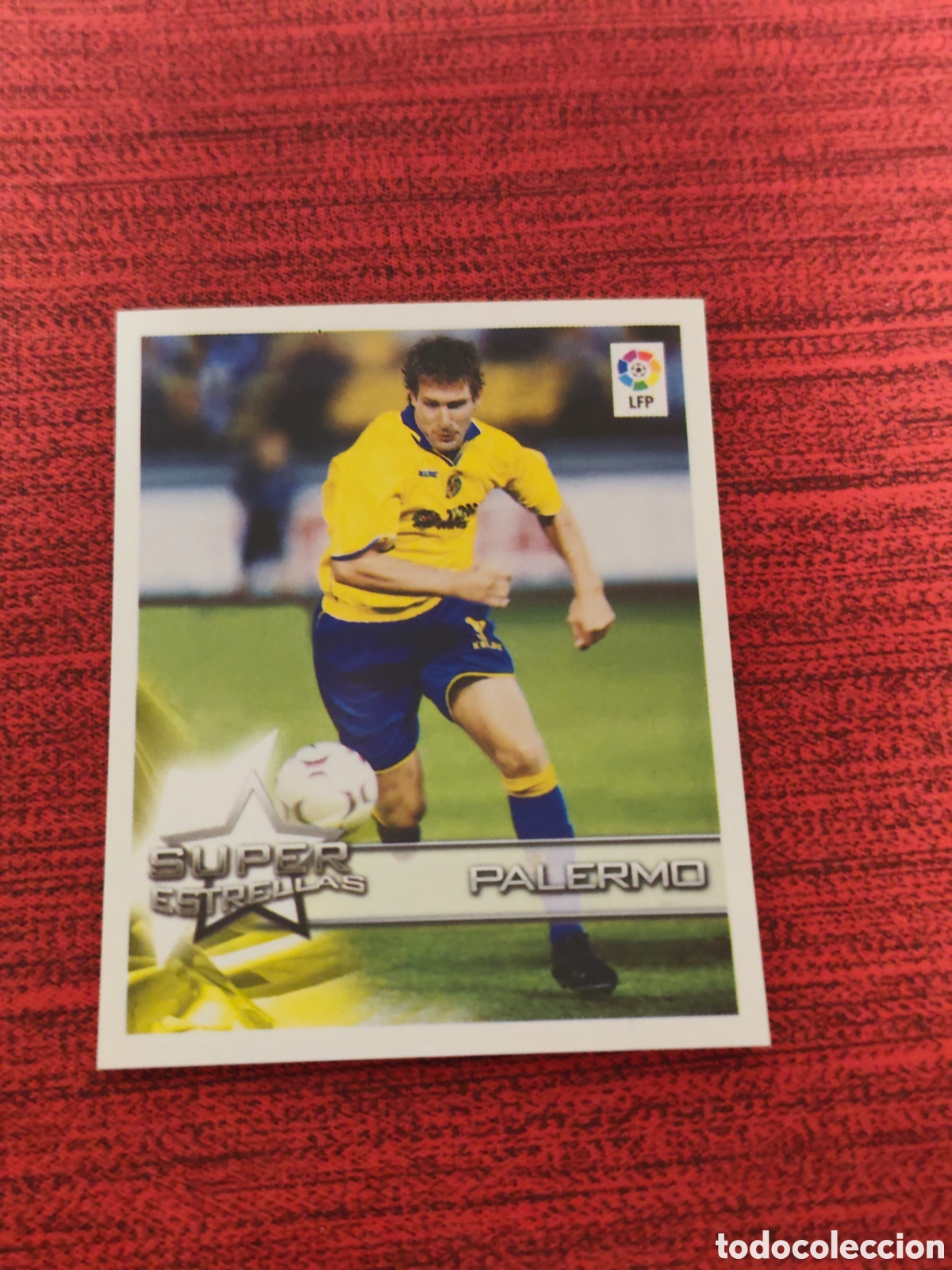 Cromos de f&uacute;tbol: 33 PALERMO VILLARREAL SUPERLIGA DE ESTRELLAS 2002 2003