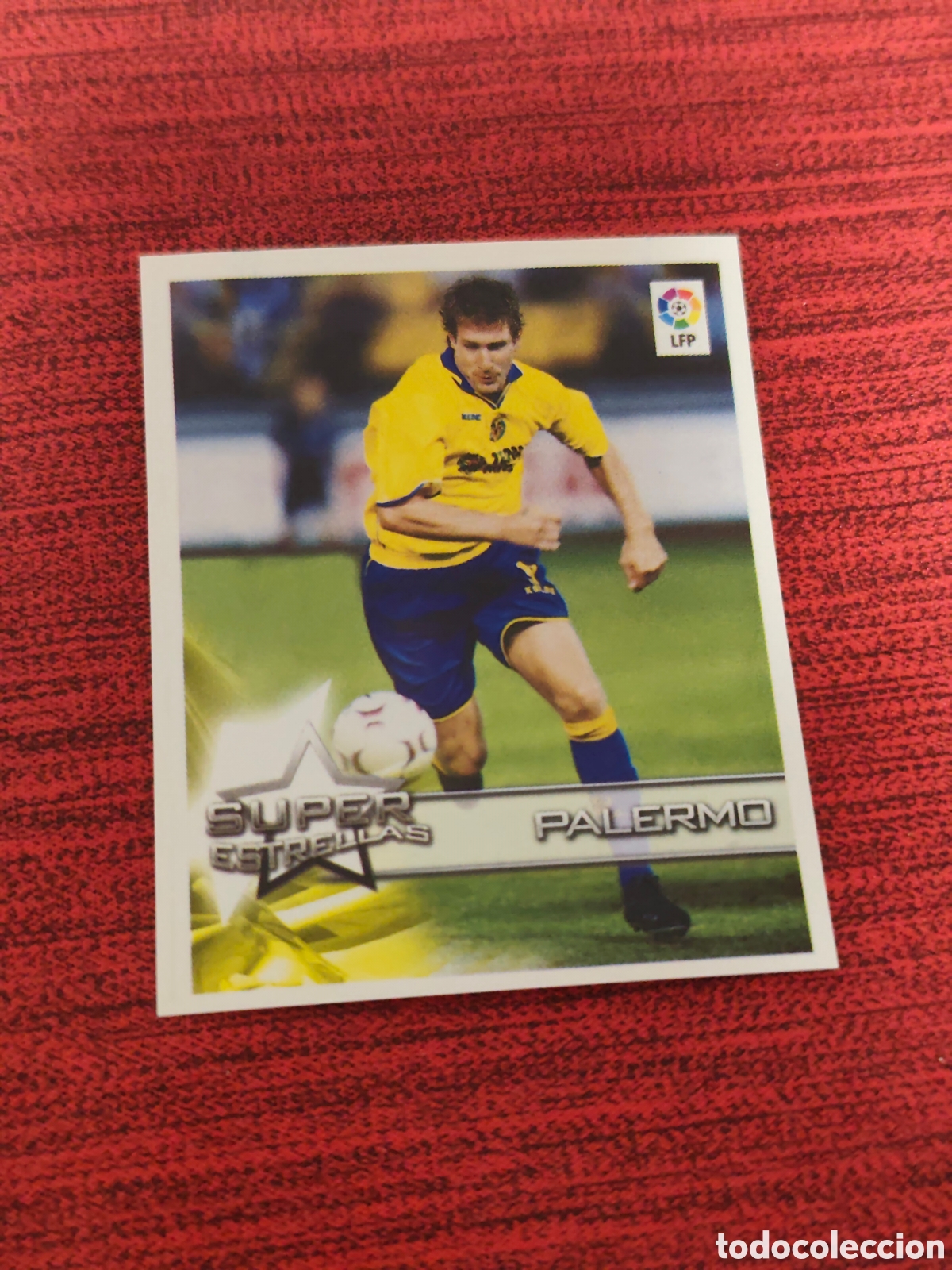 Cromos de f&uacute;tbol: 33 PALERMO VILLARREAL SUPERLIGA DE ESTRELLAS 2002 2003