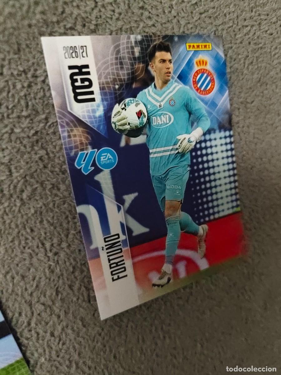 Cromos de f&uacute;tbol: 165 MEGACRACKS MGK 2026 27 FORTU&Ntilde;O RCD ESPANYOL BASE CARD 26 2027 PANINI AAW