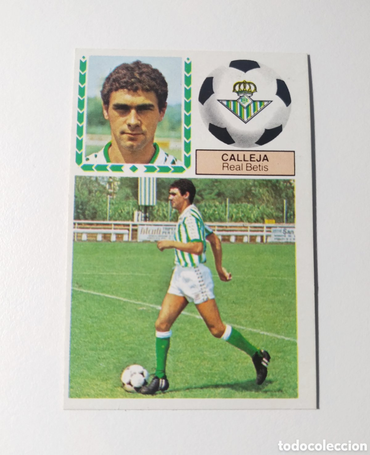 Cromos de f&uacute;tbol: CALLEJA REAL BETIS ESTE 1983 1984 CROMO FUTBOL 83 84 LIGA - DESPEGADO - FICHAJE 5 BIS