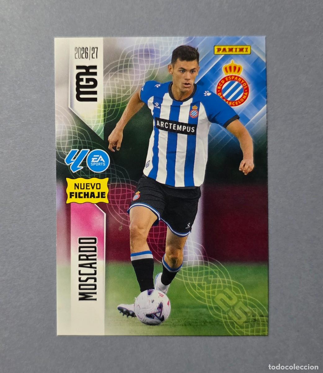 Cromos de f&uacute;tbol: 482 MOSCARDO (NUEVO FICHAJE) - ESPANYOL - MEGACRACKS 2026-27 - MGK 26/27 (NUEVO)