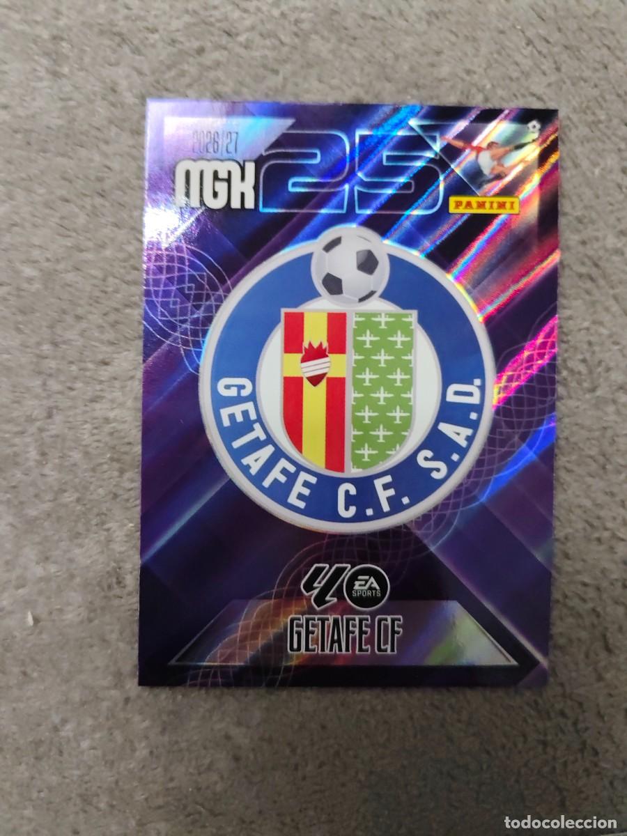 Cromos de f&uacute;tbol: 181 MEGACRACKS MGK 2026 27 ESCUDO GETAFE CF BASE CARD 26 2027 PANINI AAW