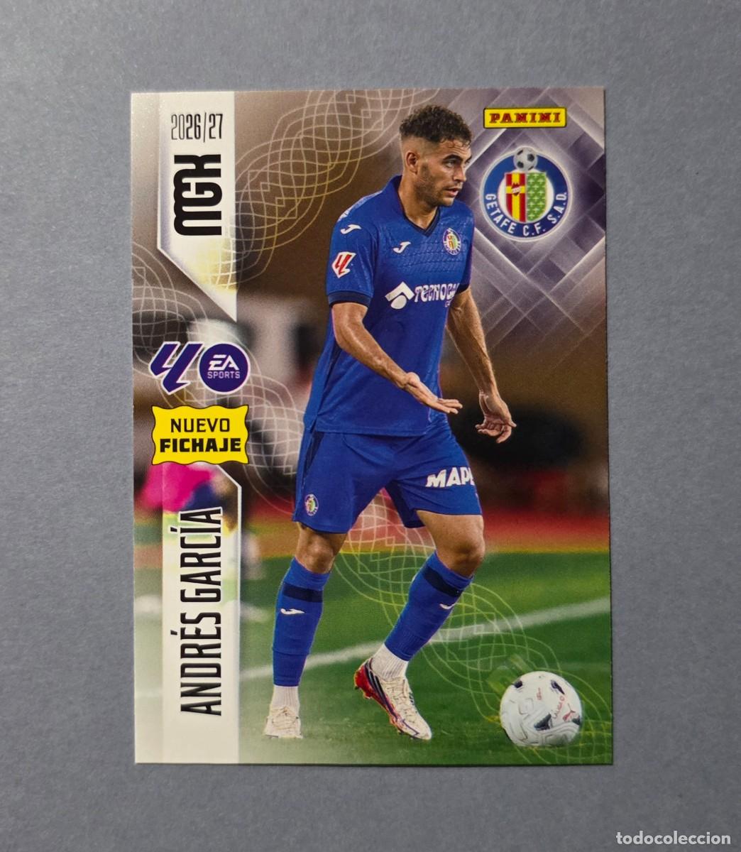 Cromos de f&uacute;tbol: 474 ANDR&Eacute;S GARC&Iacute;A (NUEVO FICHAJE) - GETAFE - MEGACRACKS 2026-27 - MGK 26/27 (NUEVO)