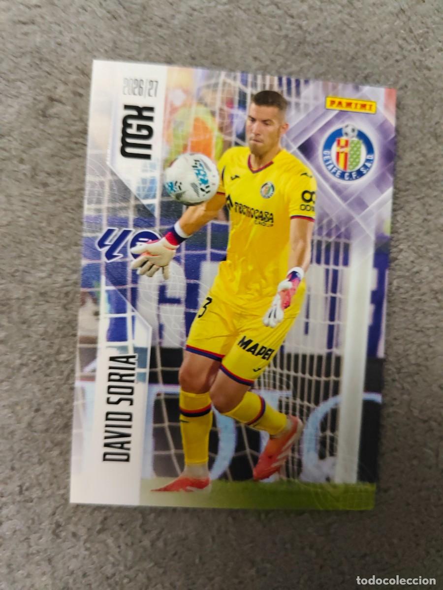 Cromos de f&uacute;tbol: 182 MEGACRACKS MGK 2026 27 DAVID SORIA GETAFE CF BASE CARD 26 2027 PANINI AAW