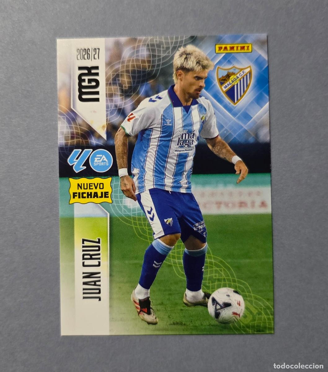 Cromos de f&uacute;tbol: 458 JUAN CRUZ (NUEVO FICHAJE) - M&Aacute;LAGA - MEGACRACKS 2026-27 - MGK 26/27 (NUEVO)