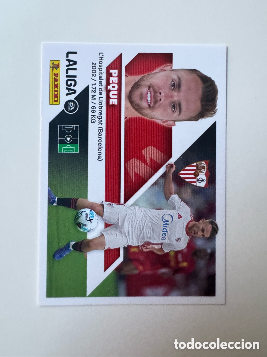 Cromos de f&uacute;tbol: PANINI LIGA ESTE 2026-2027 26 27 &ndash; N&ordm; 17 &ndash; Peque Sevilla FC