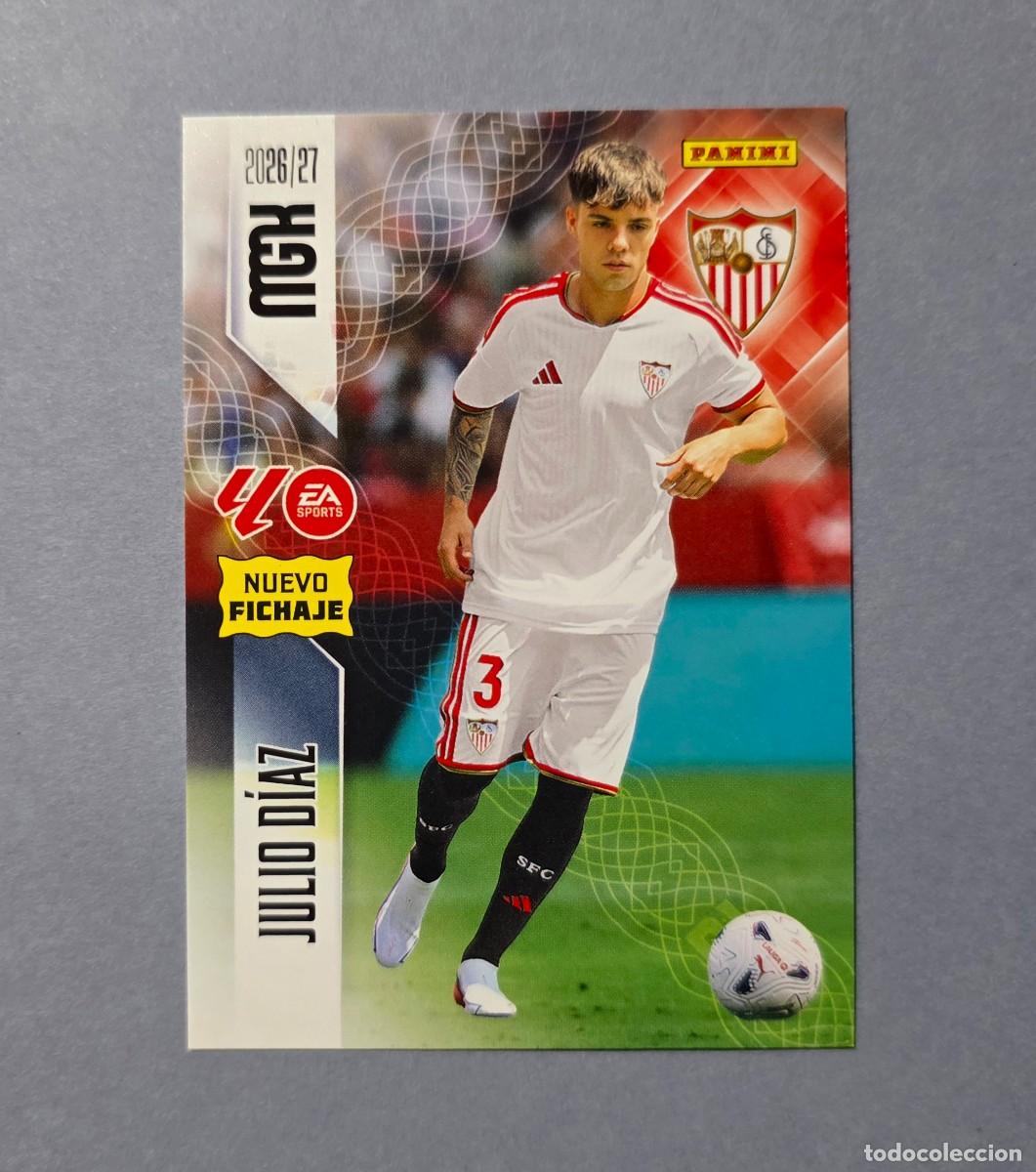 Cromos de f&uacute;tbol: 477 JULIO D&Iacute;AZ (NUEVO FICHAJE) - SEVILLA - MEGACRACKS 2026-27 - MGK 26/27 (NUEVO)