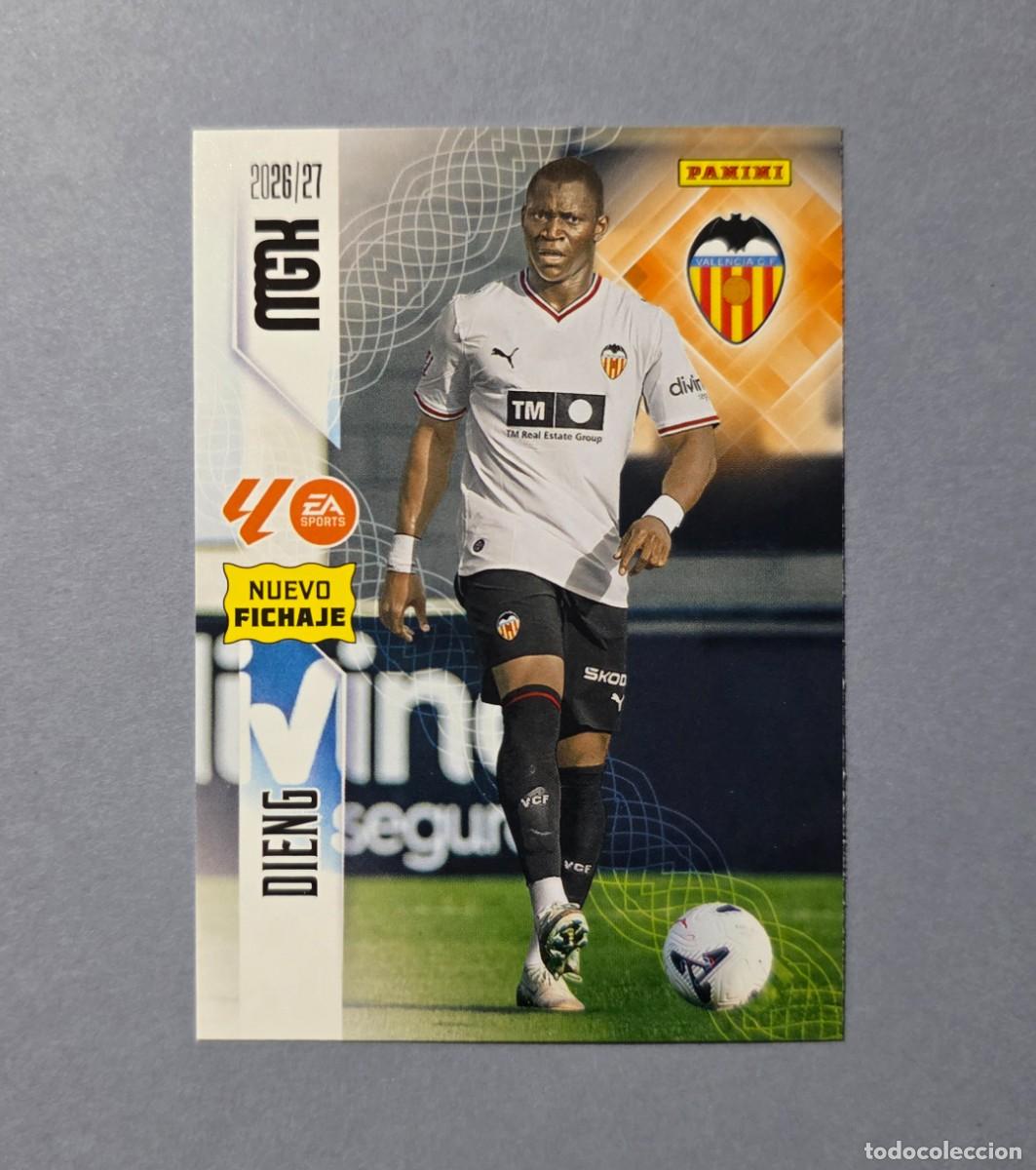 Cromos de f&uacute;tbol: 487 DIENG (NUEVO FICHAJE) - VALENCIA - MEGACRACKS 2026-27 - MGK 26/27 (NUEVO)