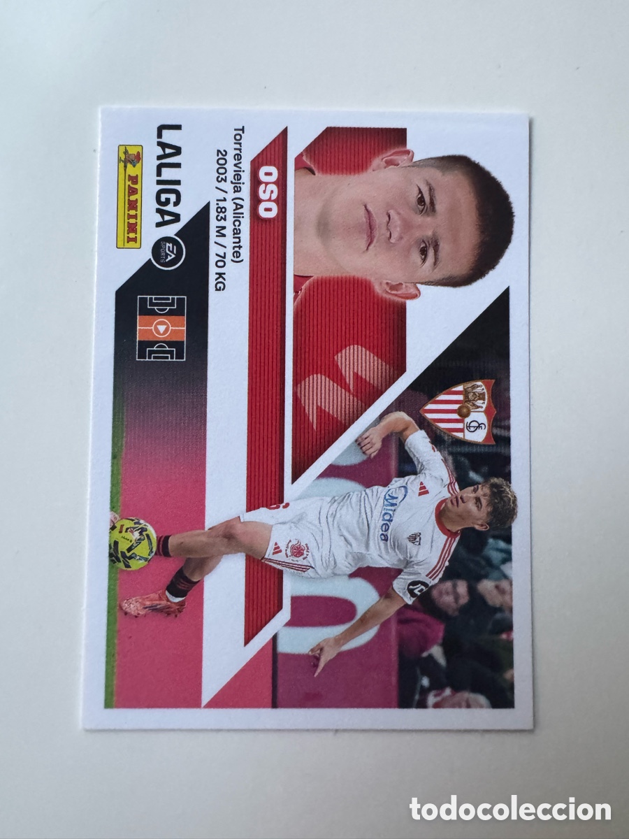 Cromos de f&uacute;tbol: PANINI LIGA ESTE 2026-2027 26 27 &ndash; N&ordm; 11 &ndash; Oso Sevilla FC