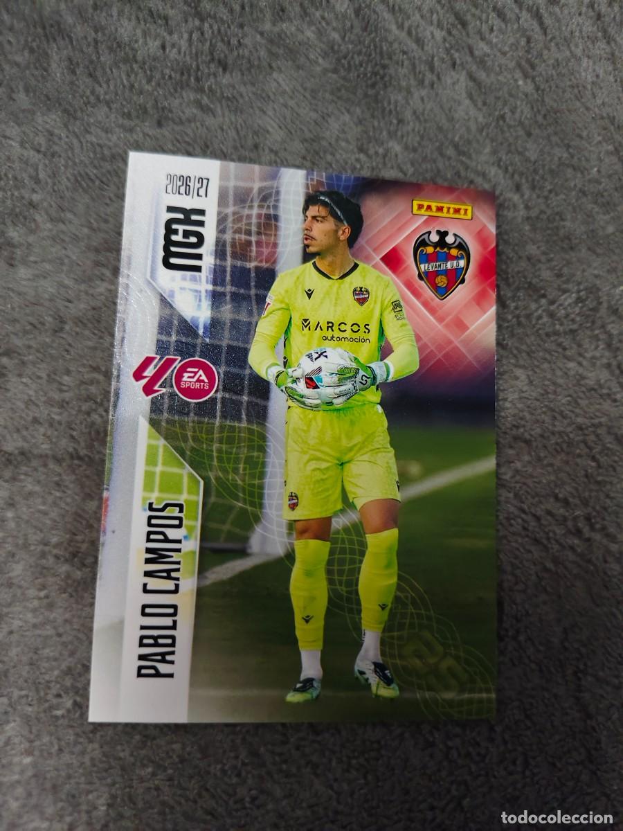 Cromos de f&uacute;tbol: 201 MEGACRACKS MGK 2026 27 PABLO CAMPOS LEVANTE UD BASE CARD 26 2027 PANINI AAW
