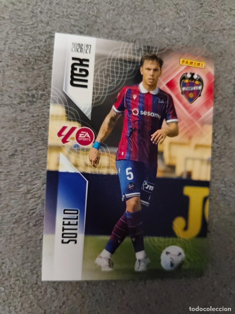 Cromos de f&uacute;tbol: 209 MEGACRACKS MGK 2026 27 HUGO SOTELO LEVANTE UD BASE CARD 26 2027 PANINI AAW