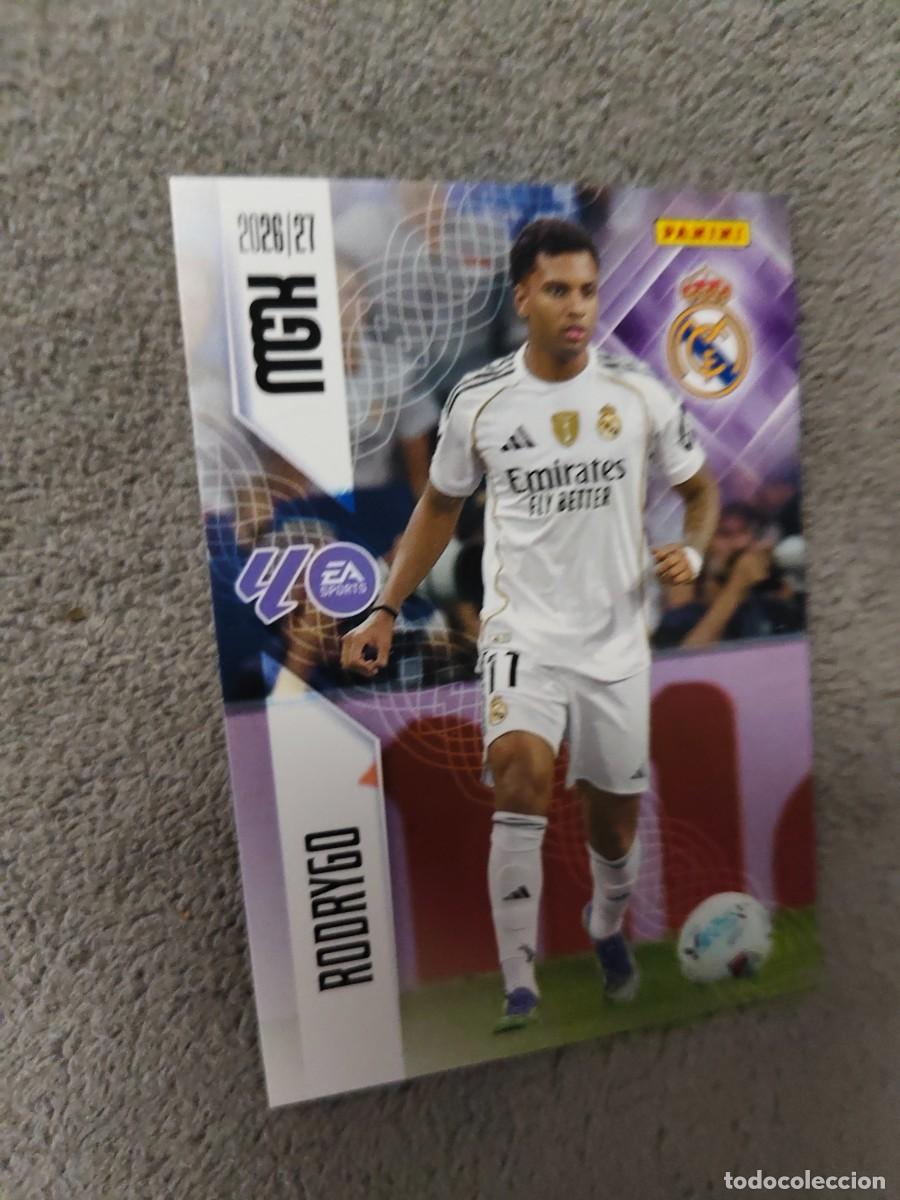 Cromos de f&uacute;tbol: 231 MEGACRACKS MGK 2026 27 RODRYGO REAL MADRID CF BASE CARD 26 2027 PANINI AAW