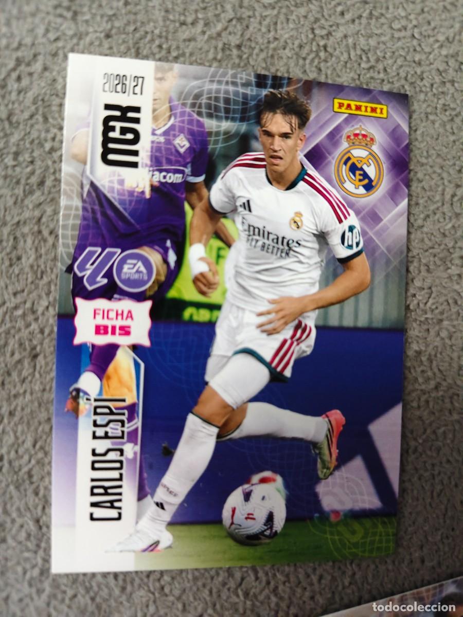 Figurine di Calcio: 233 BIS CARLOS ESP&Iacute; REAL MADRID CF MEGACRACKS MGK 2026 27 233BIS FICHAS BIS 26 2027 PANINI AAW