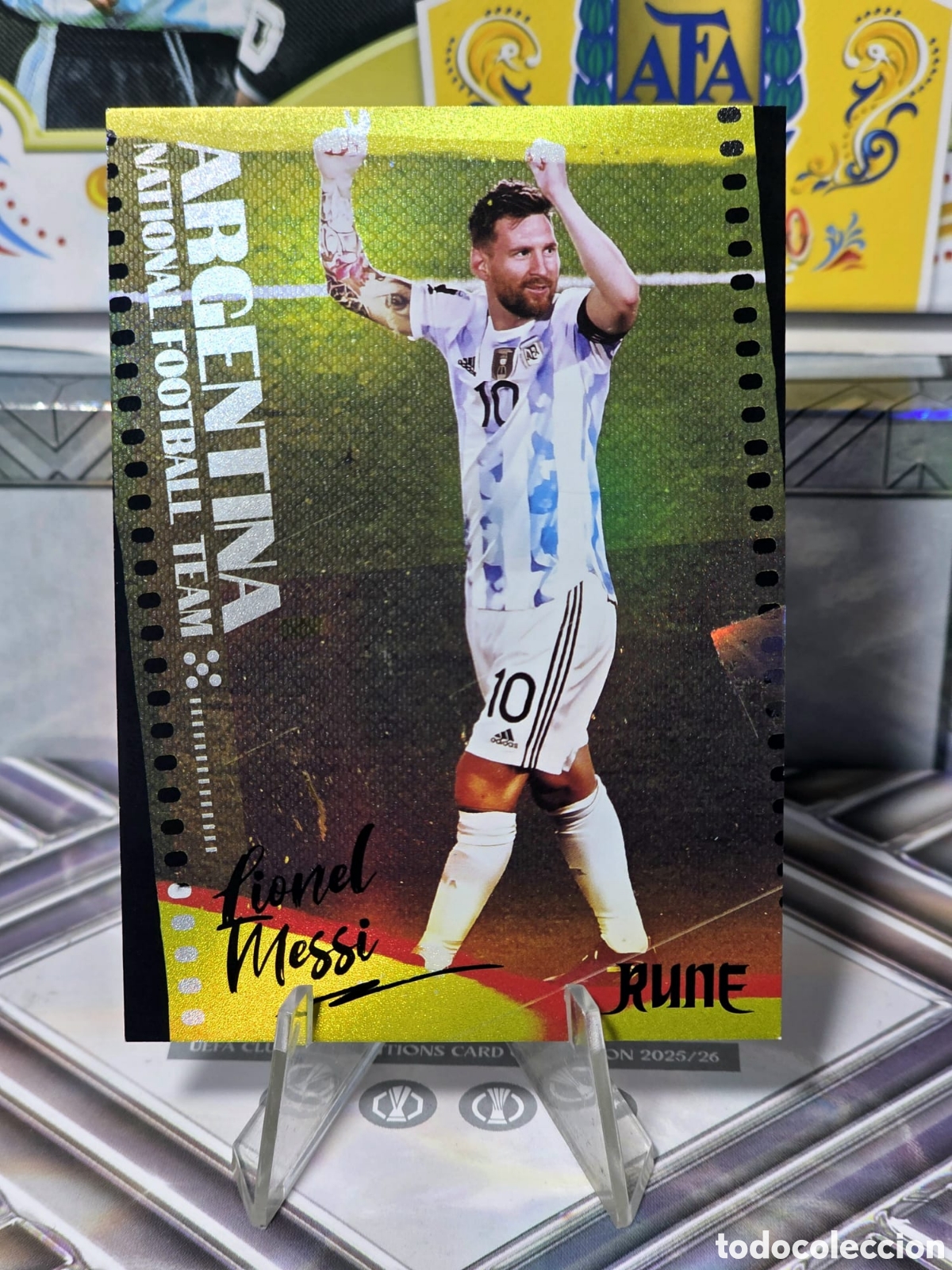 Football Stickers: Lionel Messi Photograhic Foil Rune 2026
