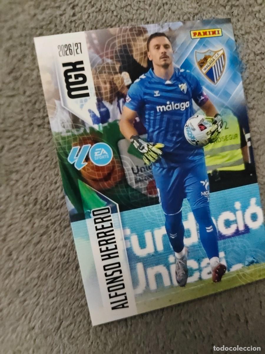 Football Stickers: 236 MEGACRACKS MGK 2026 27 ALFONSO HERRERO M&Aacute;LAGA CF BASE CARD 26 2027 PANINI AAW