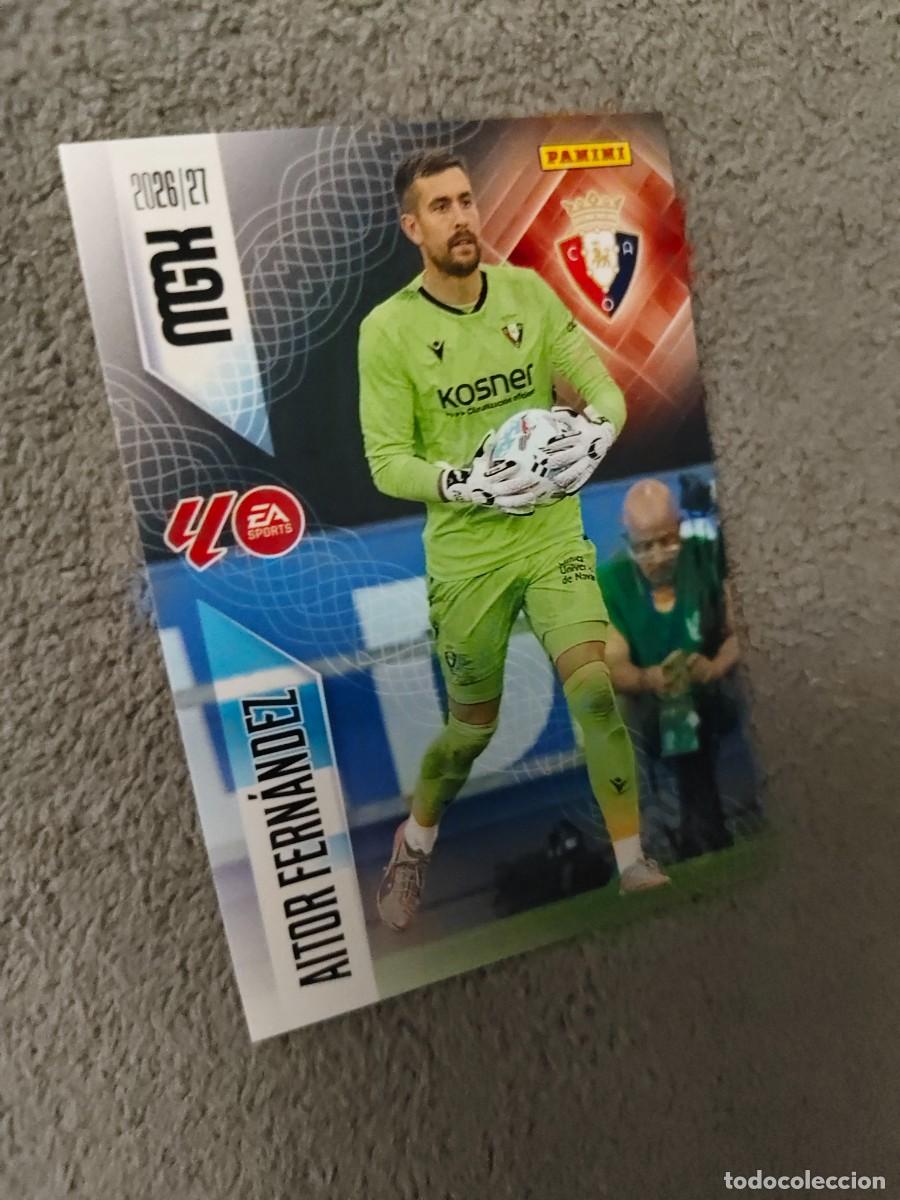 Cartes &agrave; collectionner de Football: 255 MEGACRACKS MGK 2026 27 AITOR FERN&Aacute;NDEZ CA OSASUNA BASE CARD 26 2027 PANINI AAW