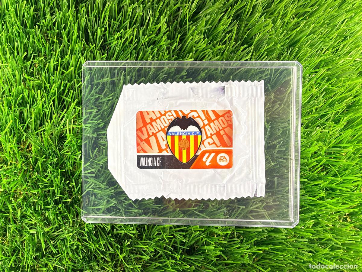 Cromos de f&uacute;tbol: Escudo Valencia CF &iexcl;Vamos! Chicles Liga 26 27
