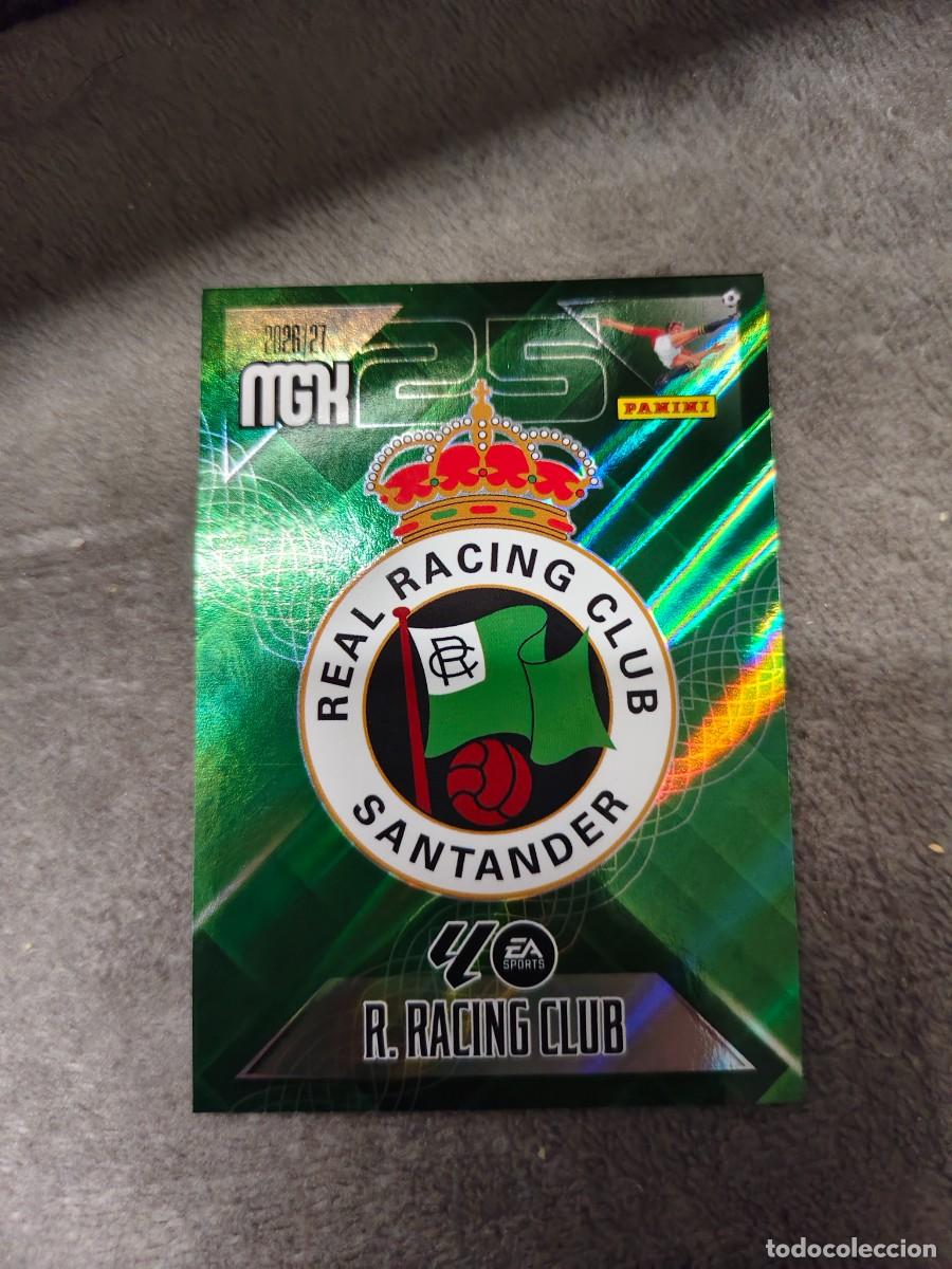 Cromos de f&uacute;tbol: 271 MEGACRACKS MGK 2026 27 ESCUDO RACING DE SANTANDER BASE CARD 26 2027 PANINI AAW