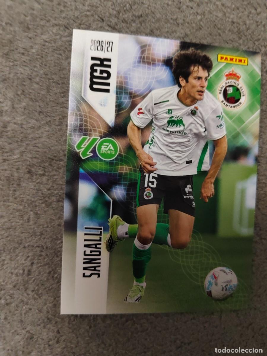Cromos de f&uacute;tbol: 275 MEGACRACKS MGK 2026 27 SANGALLI RACING DE SANTANDER BASE CARD 26 2027 PANINI AAW