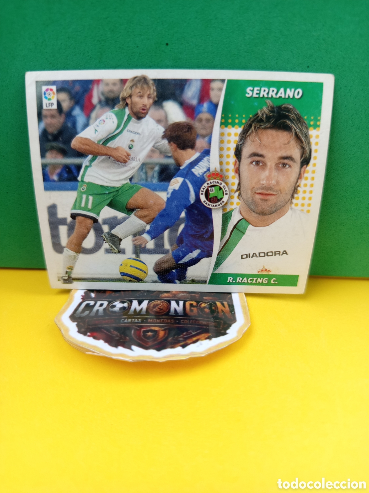 Fu&szlig;ball-Sticker: ❇️ CROMO ⚽ SERRANO RACING DE SANTANDER LIGA 2006 2007 06 07 ED ESTE SIN PEGAR ❇️
