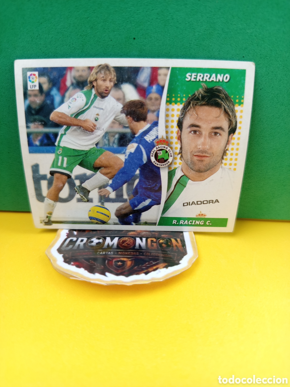 Fu&szlig;ball-Sticker: ❇️ CROMO ⚽ SERRANO RACING DE SANTANDER LIGA 2006 2007 06 07 ED ESTE SIN PEGAR ❇️