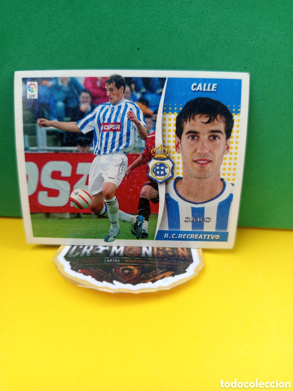 Fu&szlig;ball-Sticker: ❇️ CROMO ⚽ CALLE RECREATIVO DE HUELVA LIGA 2006 2007 06 07 ED ESTE SIN PEGAR ❇️
