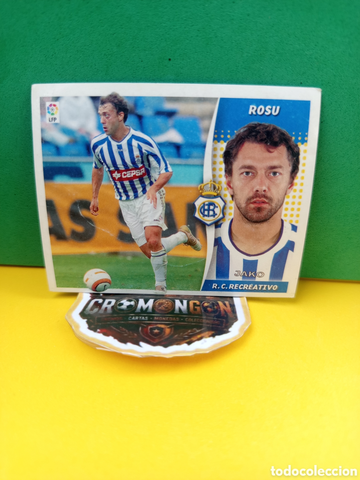 Fu&szlig;ball-Sticker: ❇️ CROMO ⚽ ROSU RECREATIVO DE HUELVA LIGA 2006 2007 06 07 ED ESTE SIN PEGAR ❇️