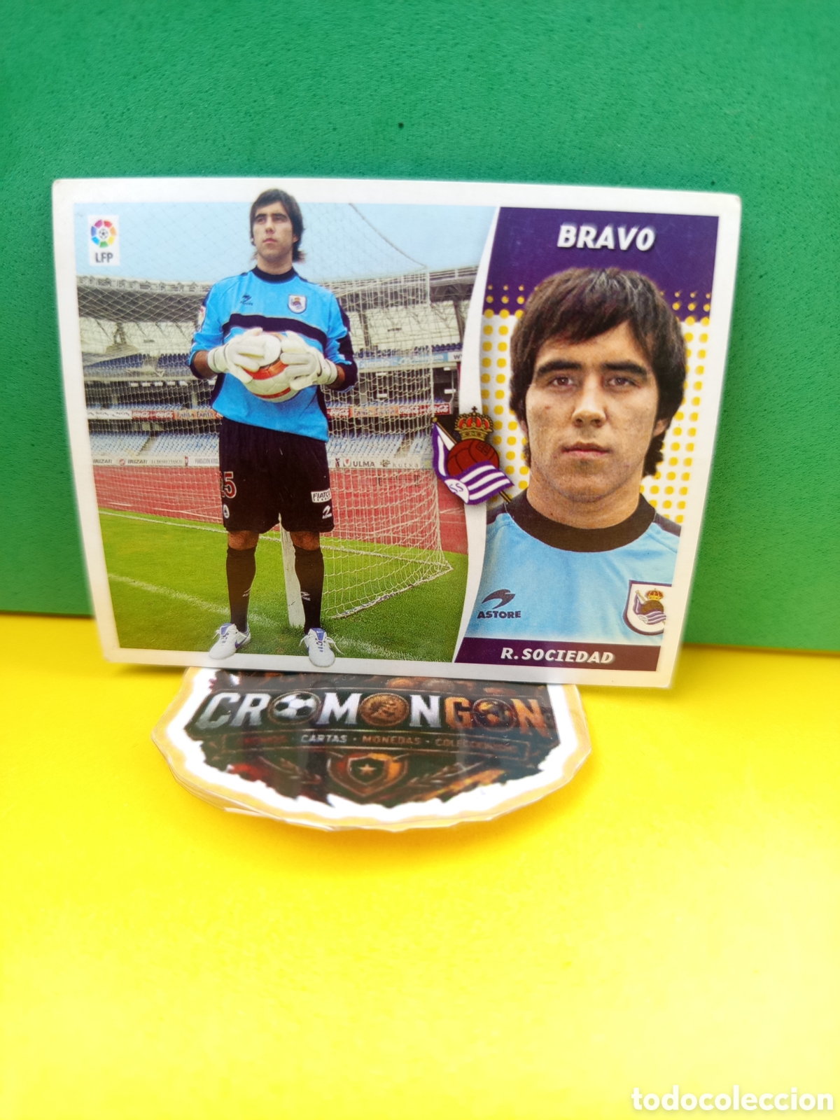 Fu&szlig;ball-Sticker: ❇️ CROMO ⚽ BRAVO REAL SOCIEDAD LIGA 2006 2007 06 07 ED ESTE SIN PEGAR ❇️