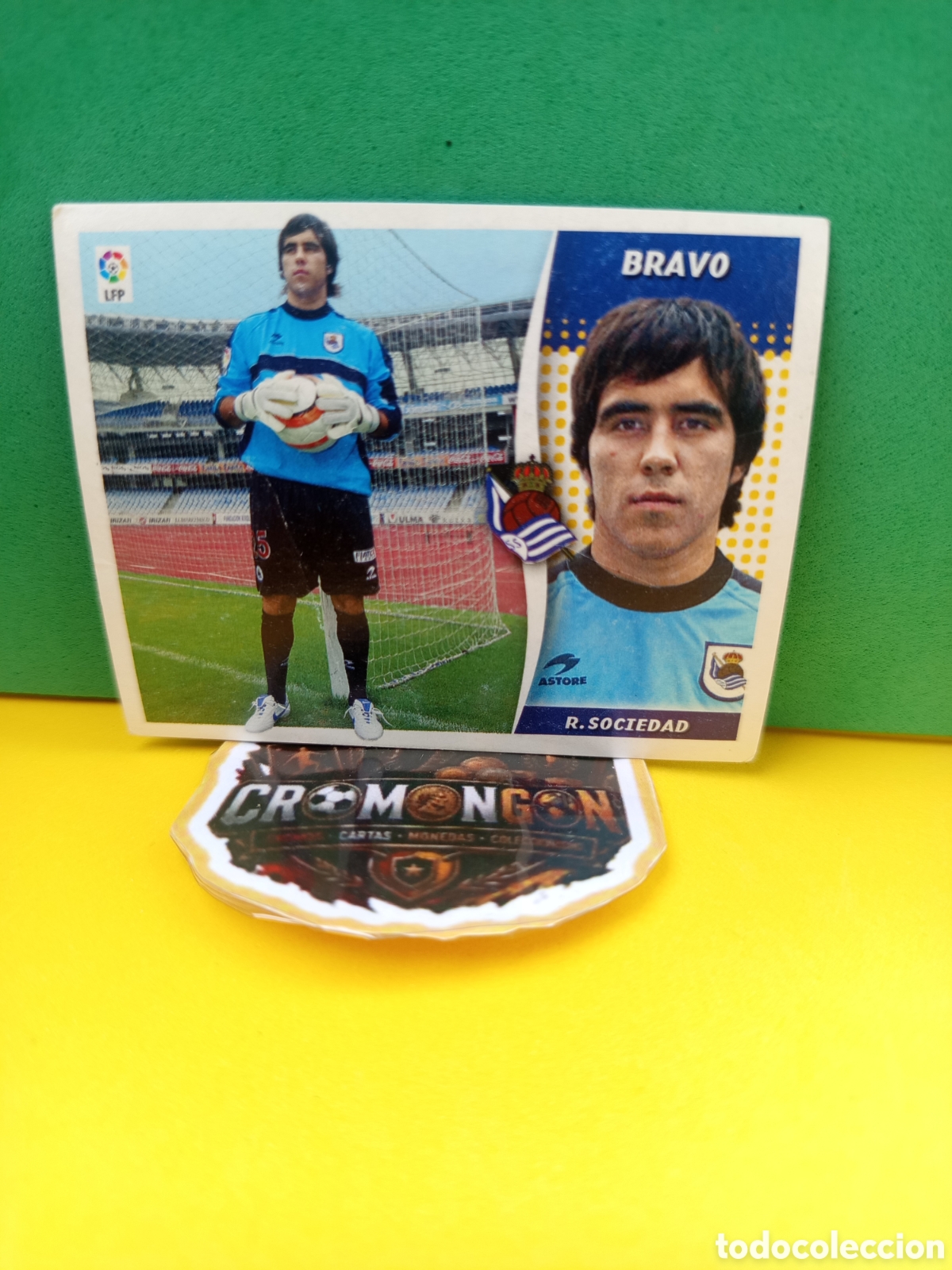 Cromos de f&uacute;tbol: ❇️ CROMO ⚽ BRAVO REAL SOCIEDAD LIGA 2006 2007 06 07 ED ESTE SIN PEGAR ❇️