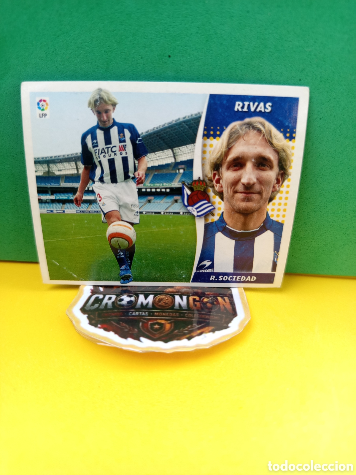 Cromos de f&uacute;tbol: ❇️ CROMO ⚽ RIVAS REAL SOCIEDAD LIGA 2006 2007 06 07 ED ESTE SIN PEGAR ❇️