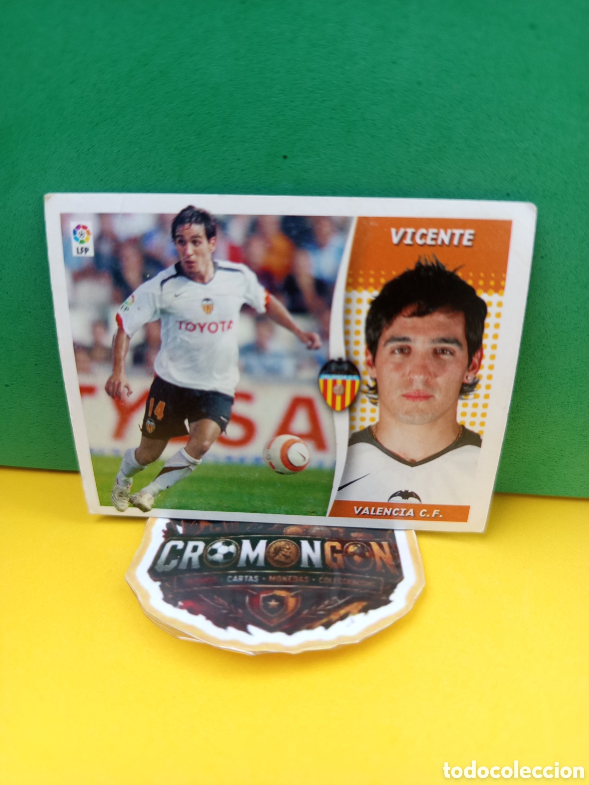 Fu&szlig;ball-Sticker: ❇️ CROMO ⚽ VICENTE VALENCIA LIGA 2006 2007 06 07 ED ESTE SIN PEGAR ❇️