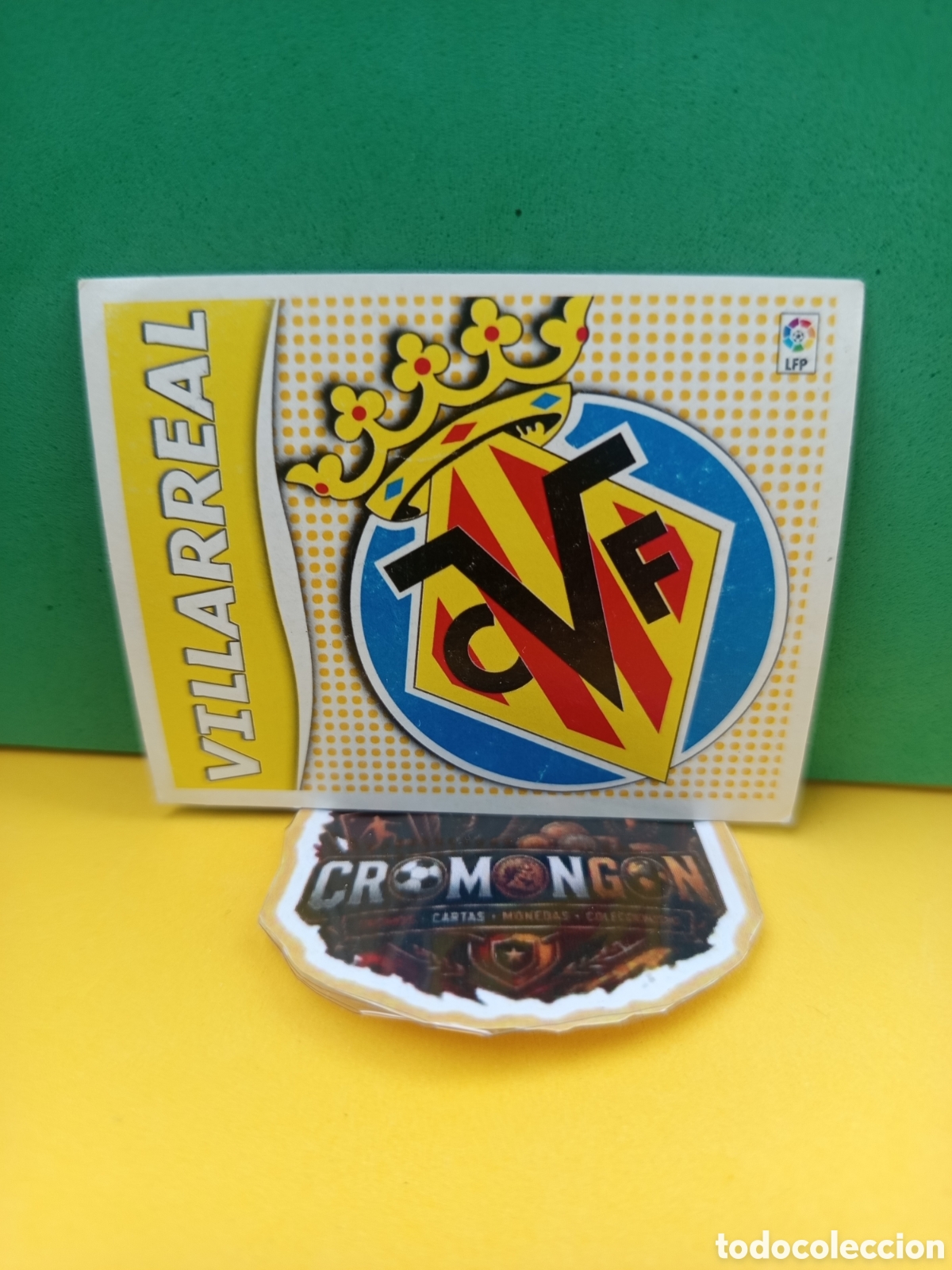 Fu&szlig;ball-Sticker: ❇️ CROMO ⚽ ESCUDO VILLARREAL LIGA 2006 2007 06 07 ED ESTE SIN PEGAR ❇️