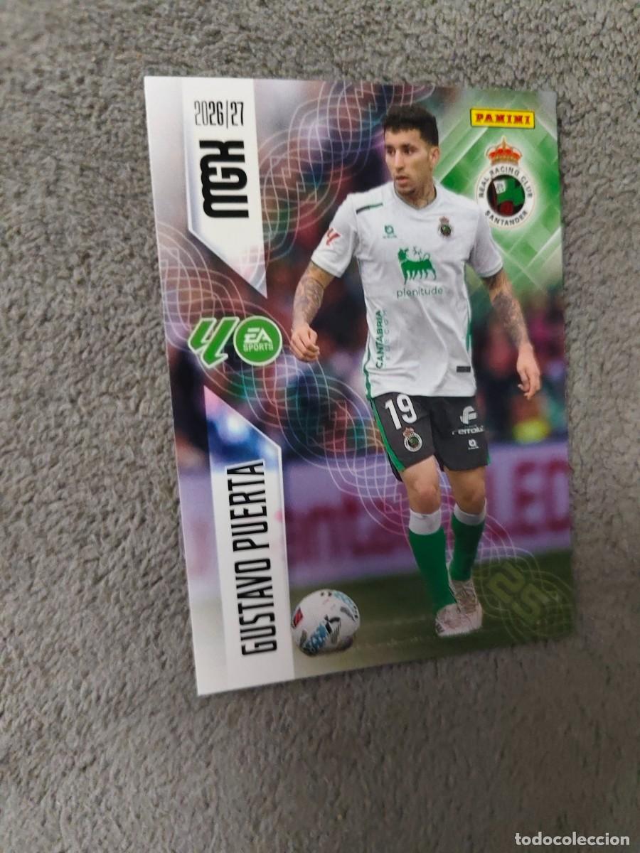 Cromos de f&uacute;tbol: 281 MEGACRACKS MGK 2026 27 GUSTAVO PUERTAS RACING DE SANTANDER BASE CARD 26 2027 PANINI AAW