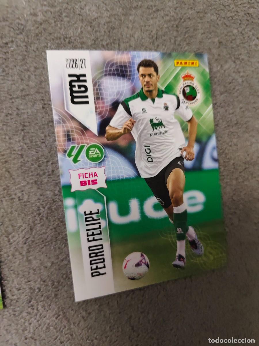 Cromos de f&uacute;tbol: 277 BIS PEDRO FELIPE RACING DE SANTANDER MEGACRACKS MGK 2026 27 FICHAS BIS 26 2027 PANINI AAW