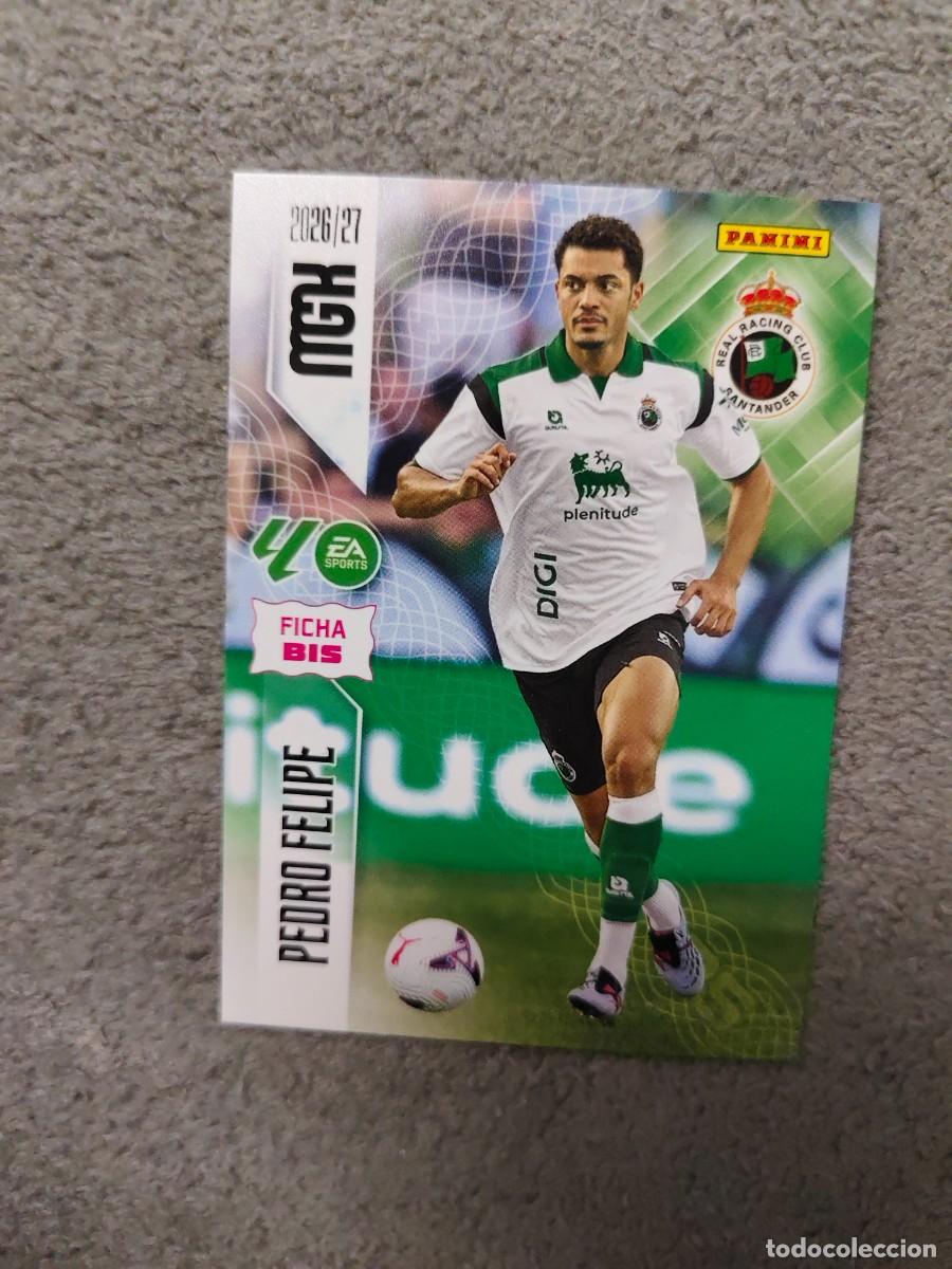 Cromos de f&uacute;tbol: 277 BIS PEDRO FELIPE RACING DE SANTANDER MEGACRACKS MGK 2026 27 FICHAS BIS 26 2027 PANINI AAW