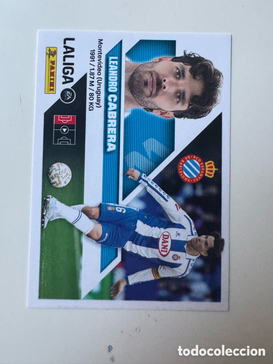 Football Stickers: PANINI LIGA ESTE 2026-2027 26 27 &ndash; N&ordm; 8 &ndash; Leandro Cabrera RCD Espanyol