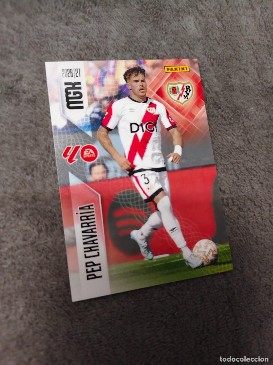 Football Stickers: 297 MEGACRACKS MGK 2026 27 PEP CHAVARR&Iacute;A RAYO VALLECANO BASE CARD 26 2027 PANINI AAW