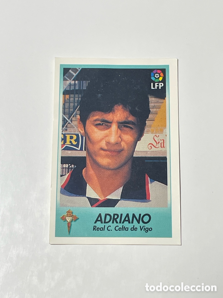 Football Stickers: Adriano Celta de Vigo 96/97 Bollycao #44