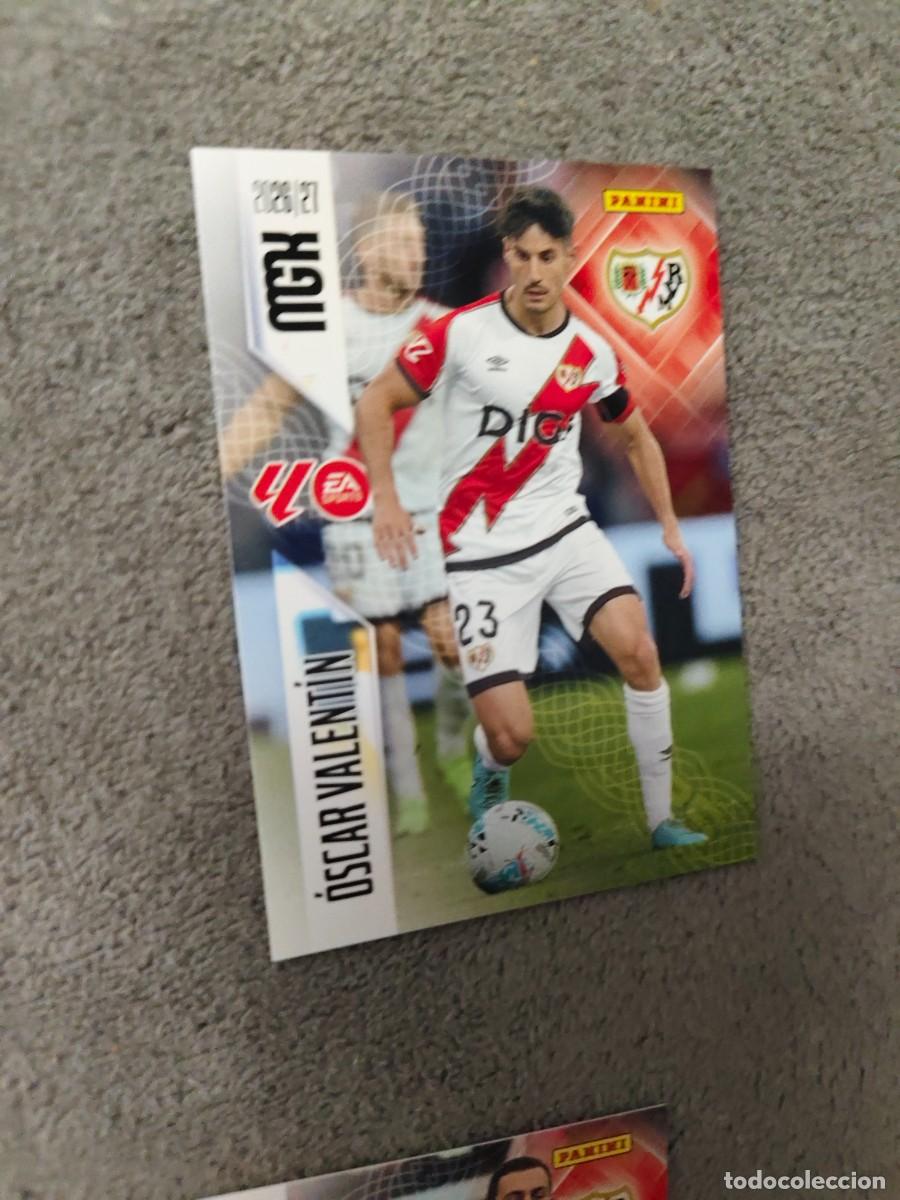 Football Stickers: 300 MEGACRACKS MGK 2026 27 &Oacute;SCAR VALENT&Iacute;N RAYO VALLECANO BASE CARD 26 2027 PANINI AAW