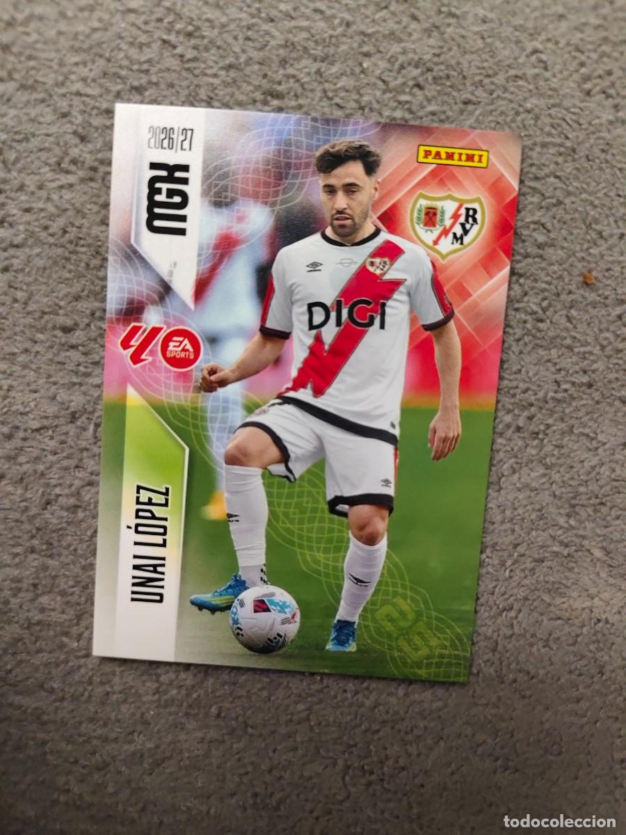 Football Stickers: 301 MEGACRACKS MGK 2026 27 UNAI L&Oacute;PEZ RAYO VALLECANO BASE CARD 26 2027 PANINI AAW