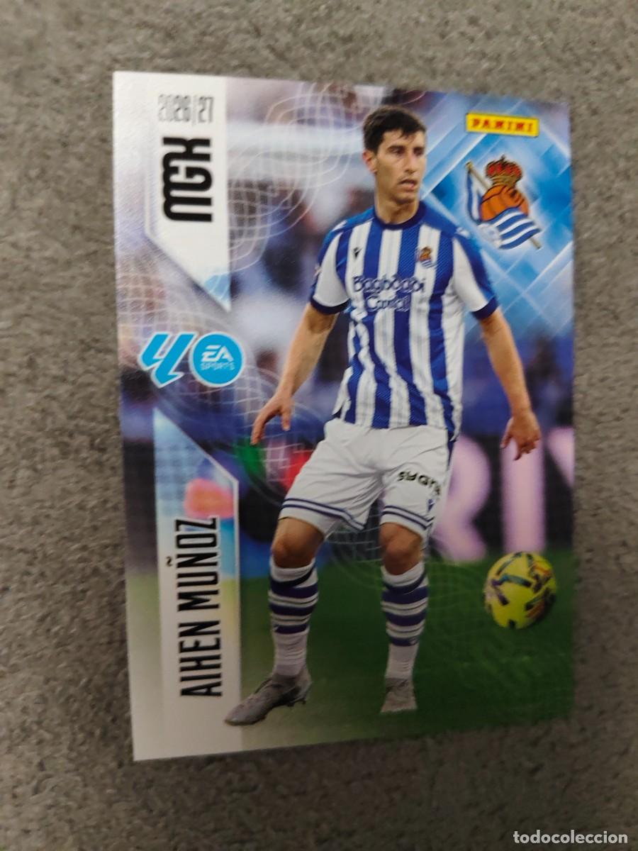 Figurine di Calcio: 314 MEGACRACKS MGK 2026 27 AIHEN MU&Ntilde;OZ REAL SOCIEDAD BASE CARD 26 2027 PANINI AAW