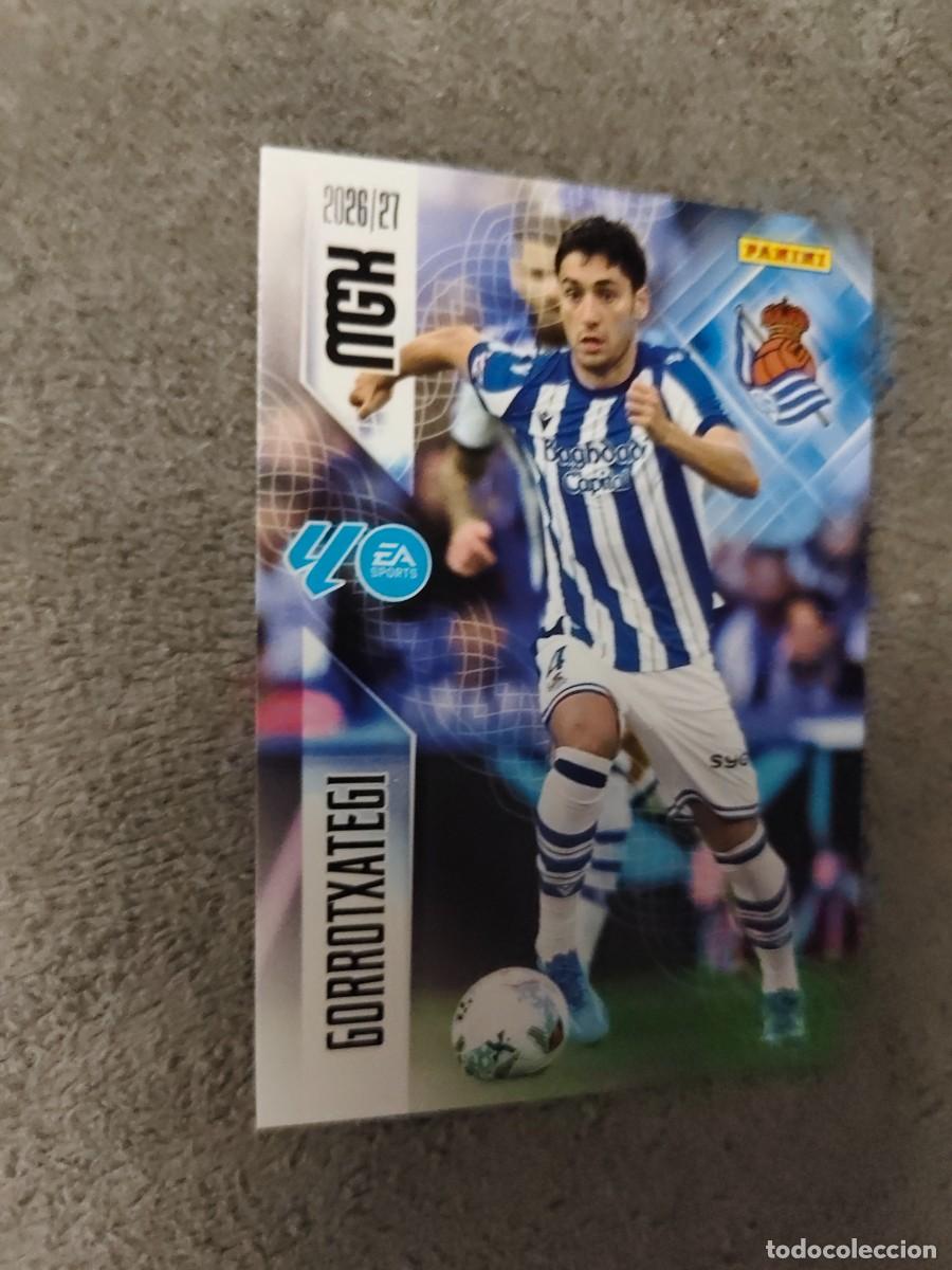 Cromos de f&uacute;tbol: 315 MEGACRACKS MGK 2026 27 GORROTXATEGI REAL SOCIEDAD BASE CARD 26 2027 PANINI AAW