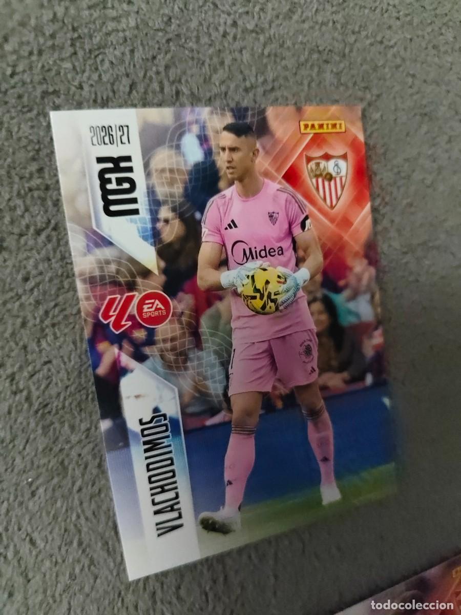 Cromos de f&uacute;tbol: 326 MEGACRACKS MGK 2026 27 VLACHODIMOS SEVILLA FC BASE CARD 26 2027 PANINI AAW