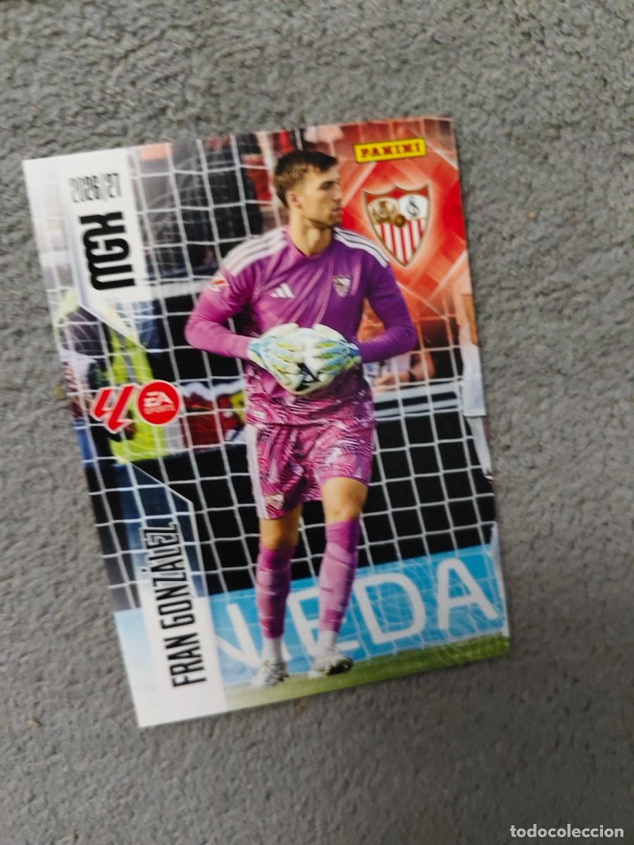 Cromos de f&uacute;tbol: 327 MEGACRACKS MGK 2026 27 FRAN GONZ&Aacute;LEZ SEVILLA FC BASE CARD 26 2027 PANINI AAW