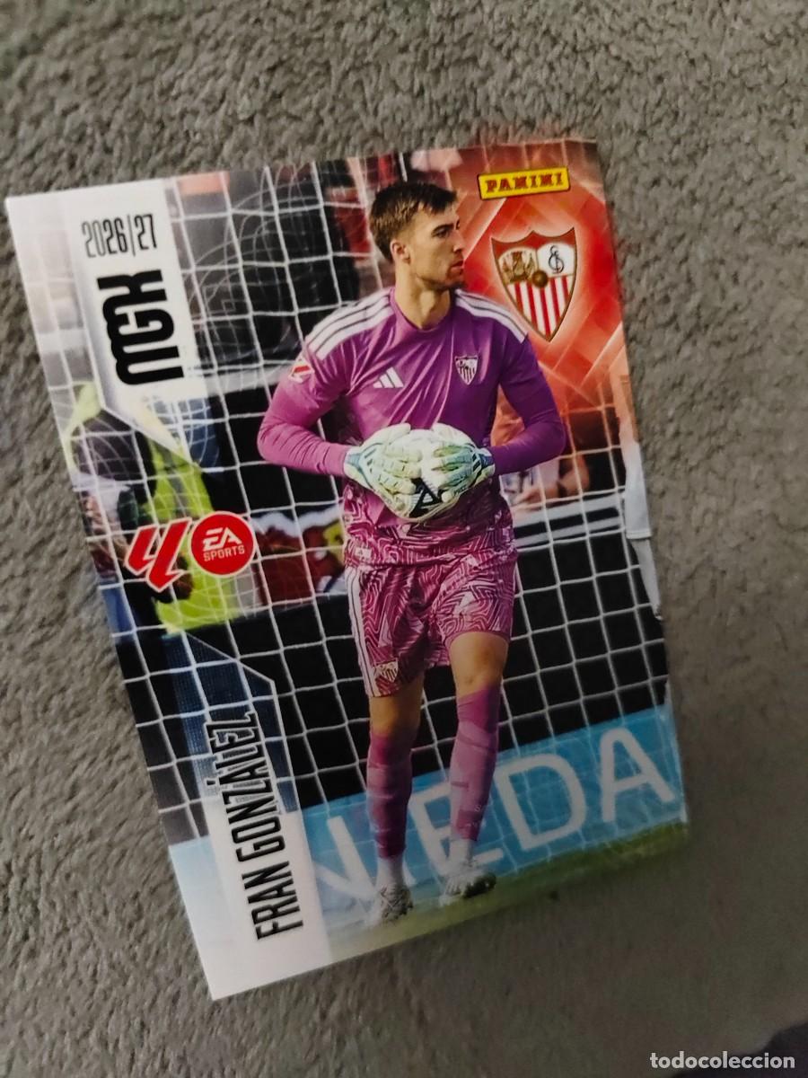 Cromos de f&uacute;tbol: 327 MEGACRACKS MGK 2026 27 FRAN GONZ&Aacute;LEZ SEVILLA FC BASE CARD 26 2027 PANINI AAW